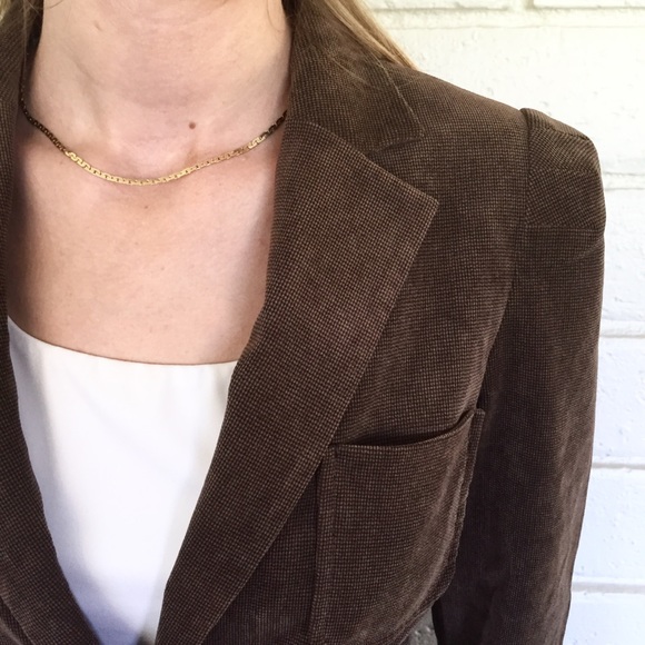 MNG Corduroy Brown Blazer with Elbow Patches - Picture 2 of 8